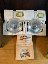 Vintage Nos Hella German H4 Headlights Pair 5 34 Bmw Lk New Old Stock