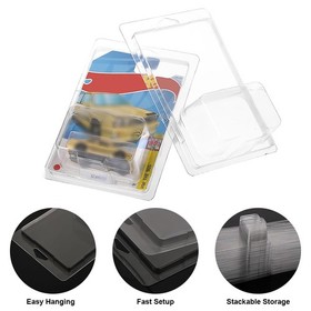 1-50Pack Protector Case For HotWheels Most Basic Cars 1/64 Scale Matchbox
