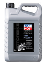 Produktbild - Liqui Moly 3828 Motorbike Fork Oil 10W Medium 5L Gabelöl Stoßdämpferöl SAE 10W