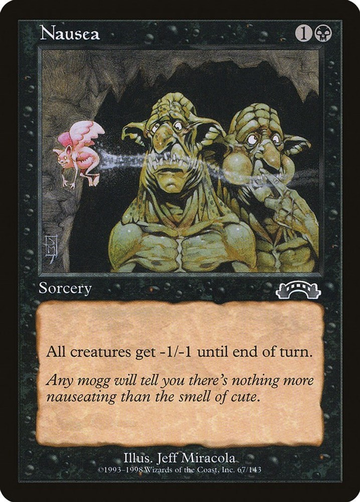 Nausea EXO 67 C Exodus Magic Card NM