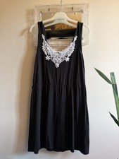 🖤 Robe noire à pois blancs femme – Taille M | Chic & tendance