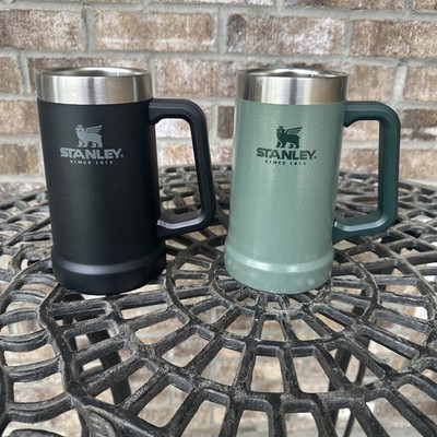Stanley 24 oz Big Grip Beer Stein (Set Of 2) Stainless Steel Insulated Mugs