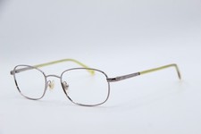 BROOKS BROTHERS B.B.363 1196 SILVER CLEAR YELLOW AUTHENTIC EYEGLASSES 50-19
