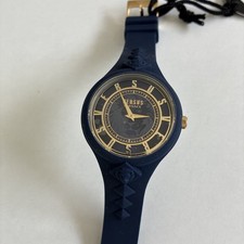 Versus Versace Womens  Blue 39mm Strap Fashion Watch