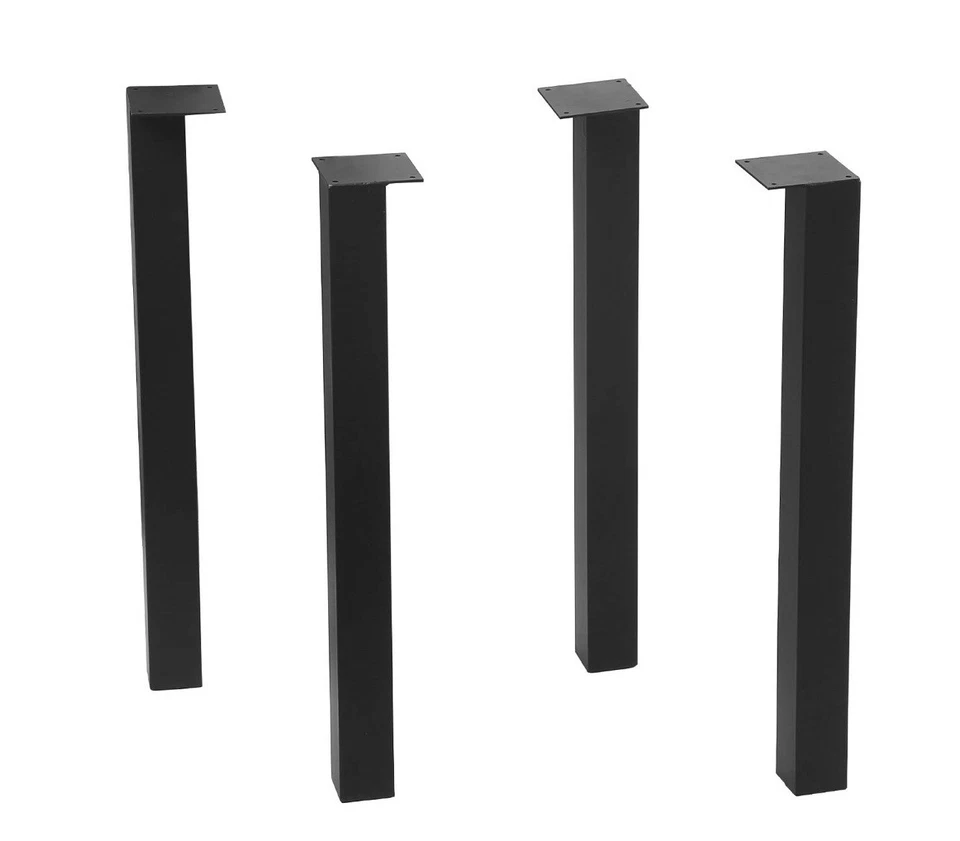 家具腿 H28 Rustic Decory 桌腿,重型金属桌腿,用餐 Ta — 第 2/4 张图片