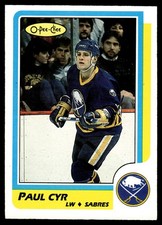 1986-87 O-Pee-Chee HOCKEY Paul Cyr #200 Buffalo Sabres ROOKIE HIGH GRADE BEAUTY!