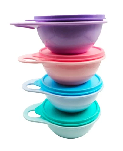 Tupperware Mini Plastic That's A Bowl Round Plastic Containers Keepers 600ml Set