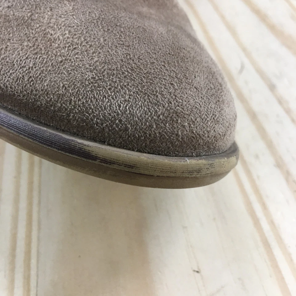 Mia Botas Mujer 8M Thea Corte Láser Apiladas Chelsea Marrón Tirar Informal Tobillo Top Foto 4 de 4