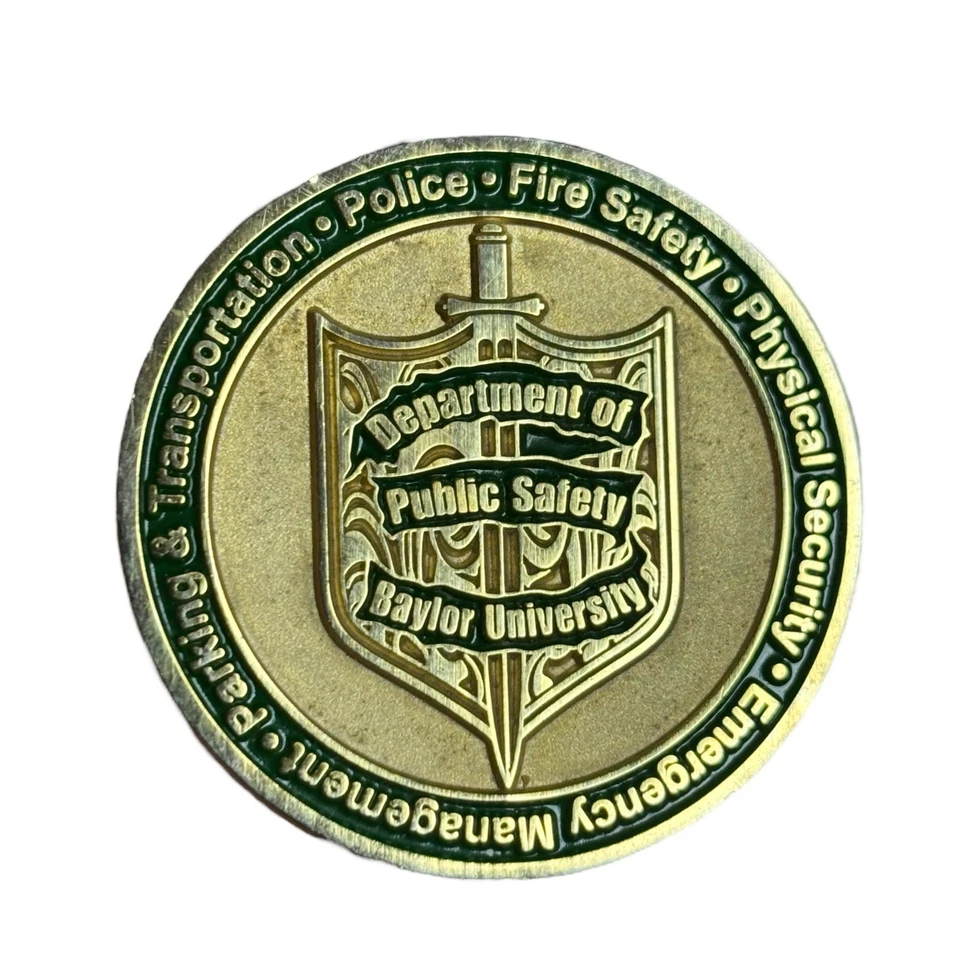 Baylor University Police Department Challenge Coin - Imagem 2 de 2