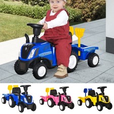 Ride On Tractor Toddler Foot To Floor Slider w/ Horn Storage for 12-36 Months