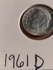 1961D Roosevelt Dime, #1073