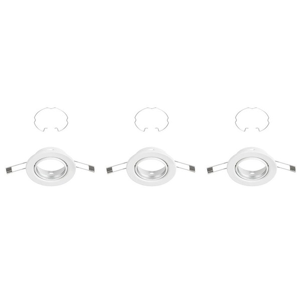 3 X Briloner Einbaustrahler Ø8,6Cm Max. 35W GU10 Ohne Leuchtmittel Schwenkbar-image