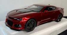 AutoArt 2017 Chevrolet Camaro ZL1 Garnet Red Tintcoat 1/18 Scale Model Car 71208