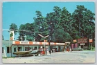 Bell's Winter Park Marina Eutawville SC Vintage Postcard Phillips 66 Coca Cola