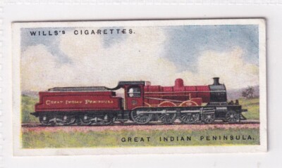1924 Locomotive Card GREAT INDIAN PENINSULA RAILWAY Engine No. 213 4.6.0