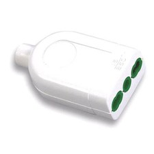 Techly Presa 2P+T 16A Bipasso Bianco