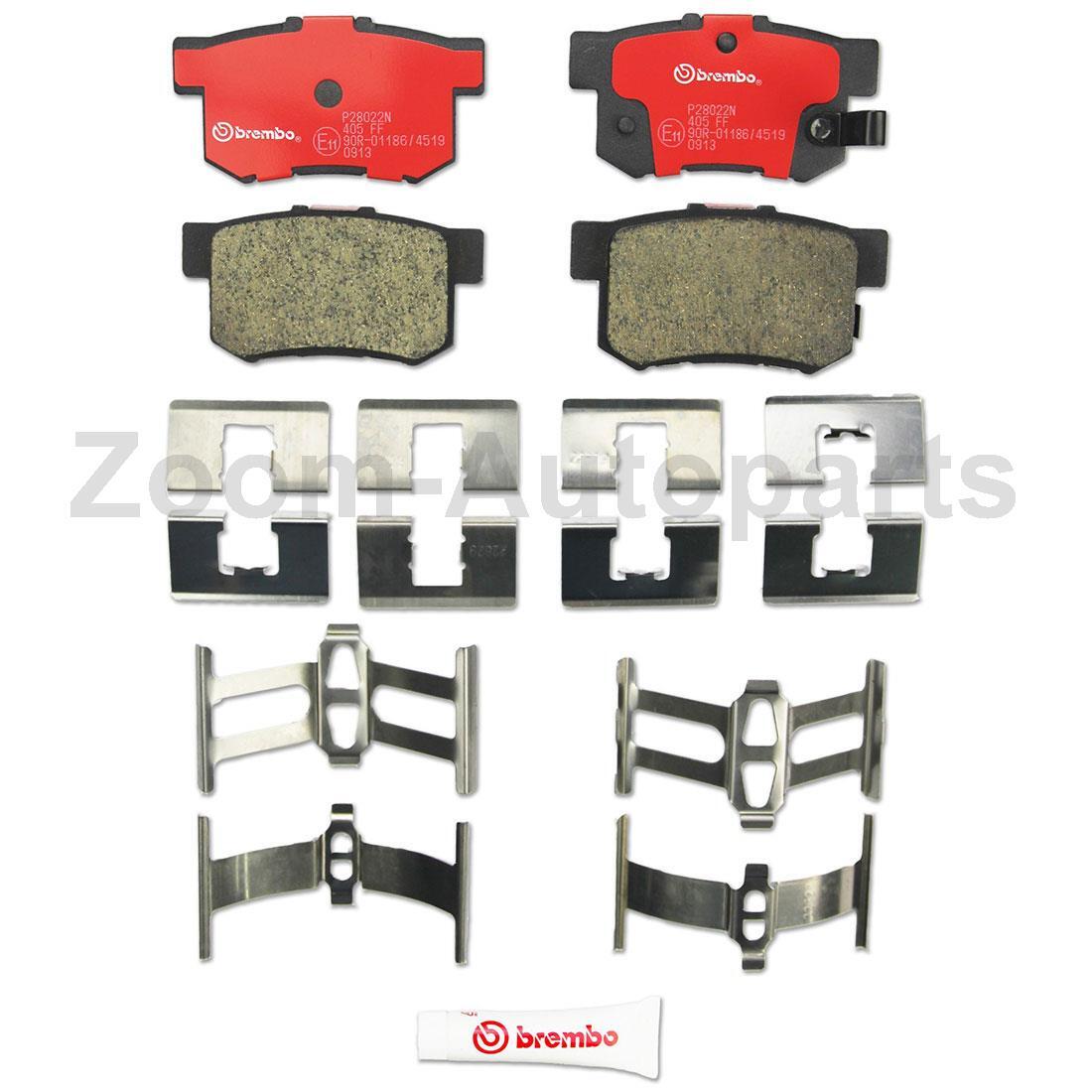 Fits 19982001 Acura Integra Brembo Ceramic Brake Pads and Rotors Front