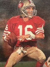 Joe Montana 2008” Upper-deck Masterpiece” #46 Canvas Artistry By Ron Stark-