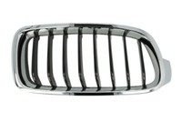 Blic 6502-07-0063996P Sport Chrom-Schwarz KüHlergitter Rechts FüR BMW 3 F30 F31