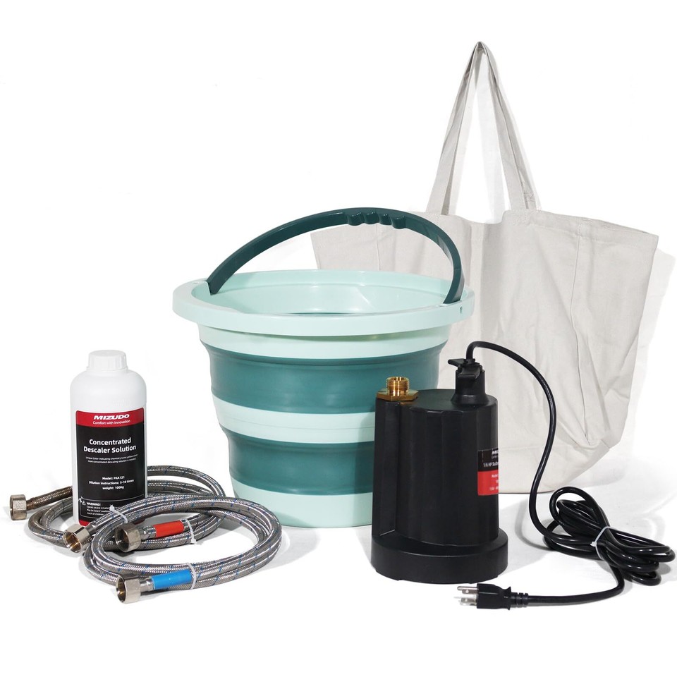 Tankless Water Heater Flushing Kit MIZUDO Heater Cleaner with