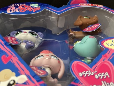 Littlest Pet Shop LPS #556 – Chien Teckel Valentine, Cœur, Authentique Hasbro