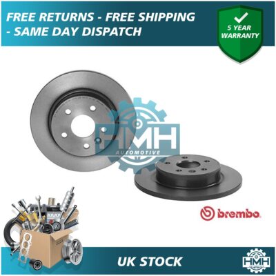 Fits Vauxhall Astra 2009-2015 Mokka 2012- + Other Models HMH Rear Brake Discs