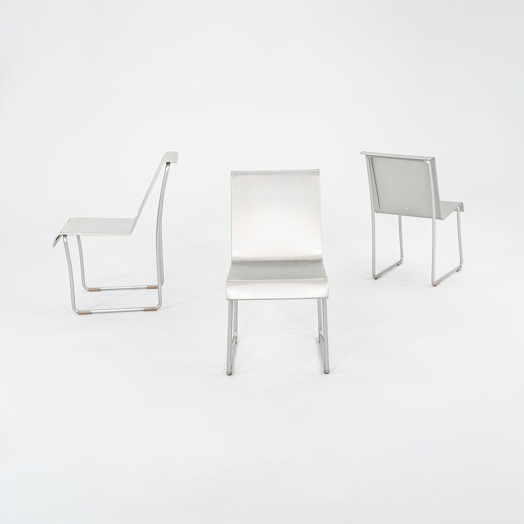 【希少】EMECO エメコ Frank Gehry Emeco アルミチェア C. 2004 Frank Gehry for Emeco Superlight Chairs in Brushed