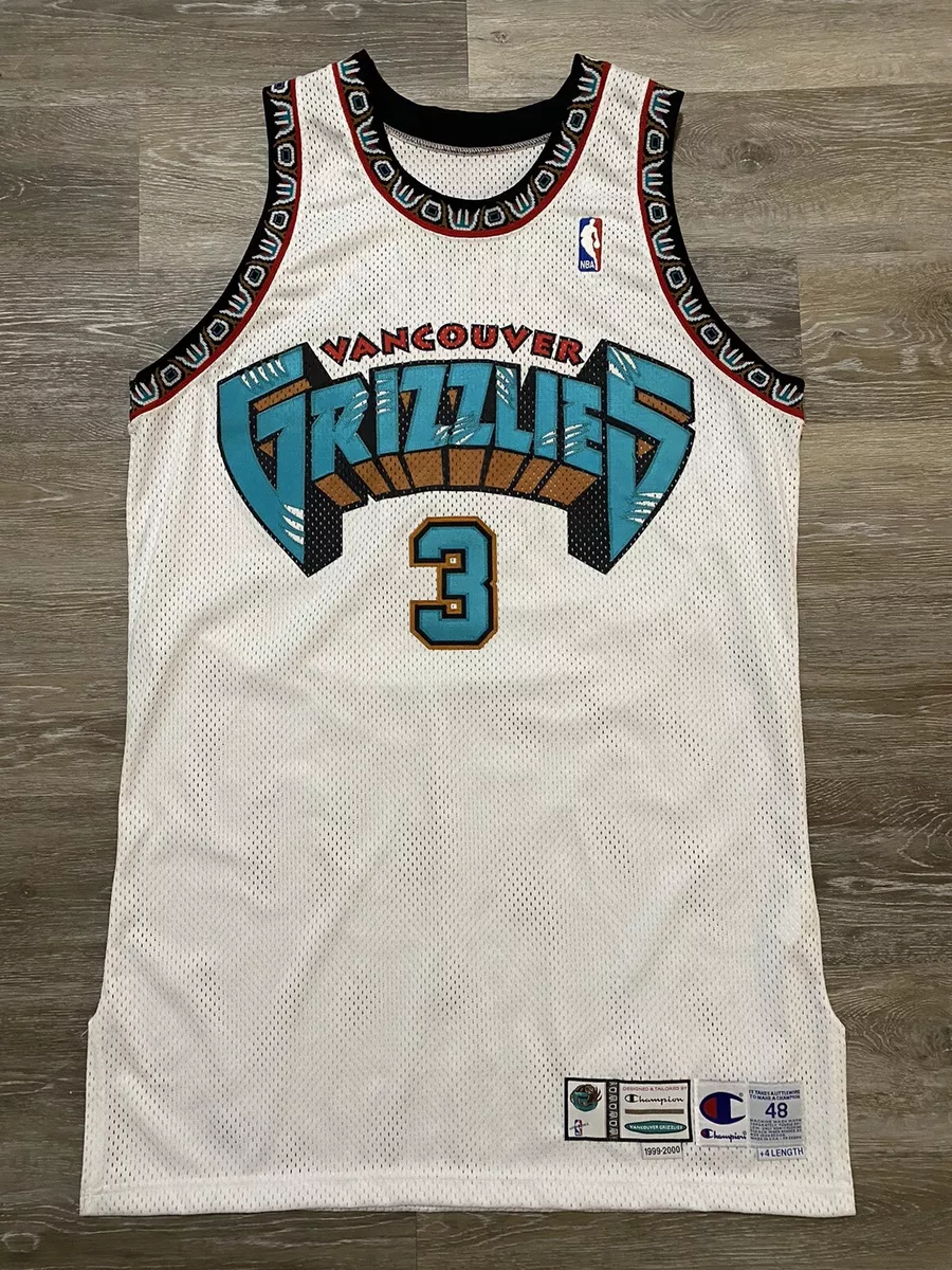 Jaysvtgfinds Champion Vancouver Grizzlies Shareef Abdur-Rahim NBA Jersey Vtg Size 40 USA.