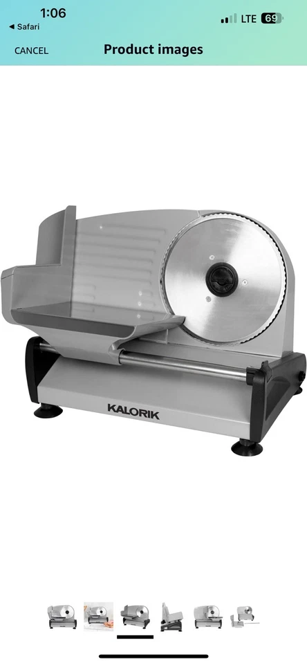 Cortadora de alimentos Kalorik AS27222 Foto 3 de 4