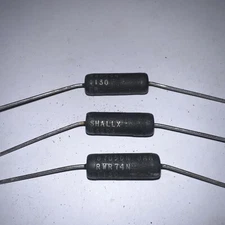 113 Ohm 5 watt Wire Wound Resistors New Lot of 3 By Shallx