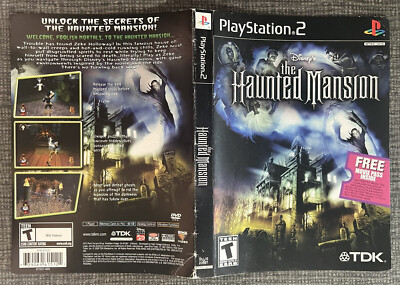 DISNEY S THE HAUNTED MANSION - Sony Playstation 2 - Cover Art Only : No Game