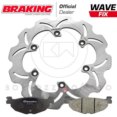 RACING KIT BREMSSCHEIBE WF + BREMSBELÄGE BREMBO YAMAHA TMAX 500 2004