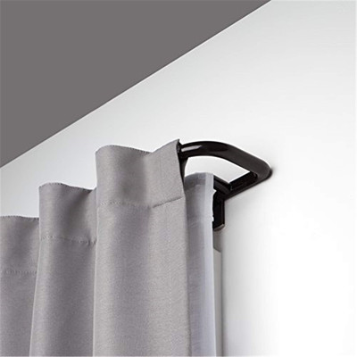 Twilight Double Black Out Window Curtain Rod   Wrap Around Adjustable, 28 to 48 
