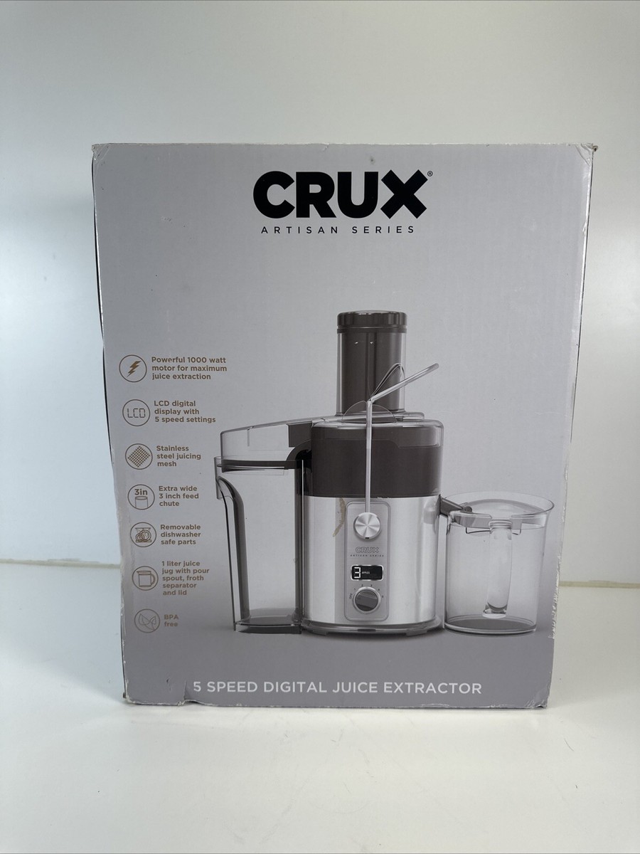 CRUX Artisan Series Speed Digital Juicer Juice Extractor 1000