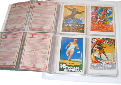 Vintage 1896 - 1992 Summer Olympics Album Set - See Paris 1924