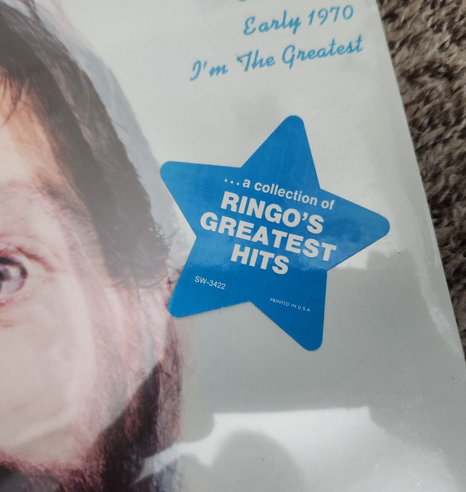 Beatles ORIG 1975 RINGO STARR 'BLAST FROM YOUR PAST' SEALED LP WITH ...