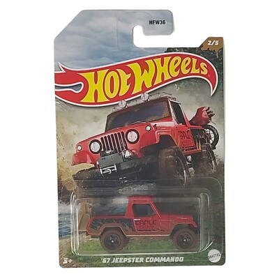 Hot Wheels HDH08 67 Jeepster Commando Mud Runners 2/5 NEU & OVP