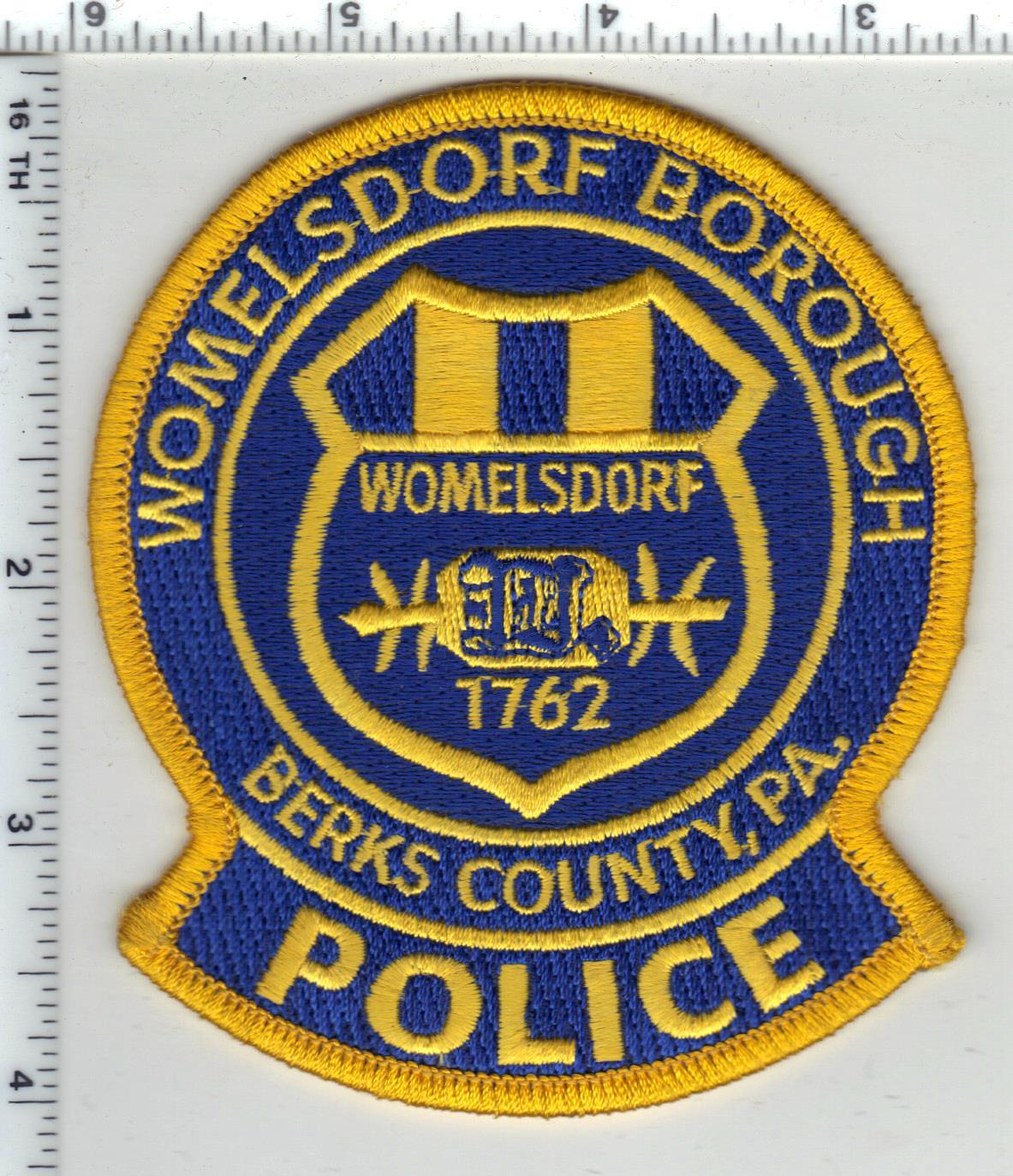 Womelsdorf Borough Police (Pennsylvania) 2nd Issue Shoulder Patch eBay