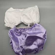 Doll Clothes Made 2 Fit American Girl 18" Panties 2 Pairs White Lavender