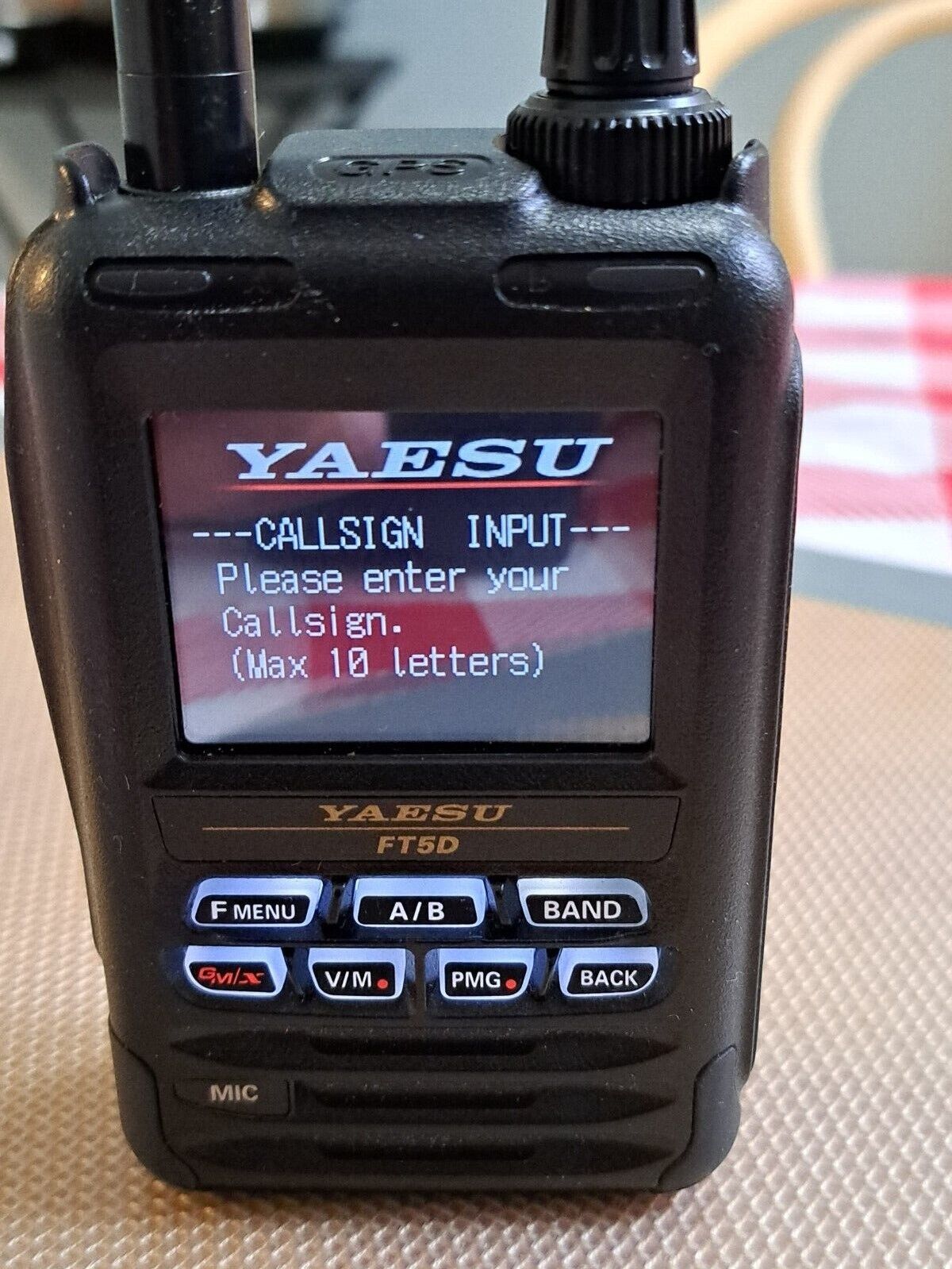  YAESU Yaesu FT-5DR C4FM/FM 144/430MHz Dual Band 5W Digital  Transceiver with Touch Screen Display Black : Electronics