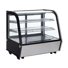 Omcan USA 44629 27" Full Service Countertop Refrigerated Display Case with Sl...