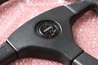 <!--F#f_0-->MOMO GHIBLI 3 Steering Wheel 340mm Black Leather & Black Pad F/S<!--F/-->