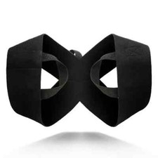 OLITE Fitness Heavy Shoulder Open Straps For Gym Training Lifts Assist Black