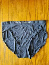 NWT Victoria's Secret Large Blue Stretch High Leg Brief Panties Underwear