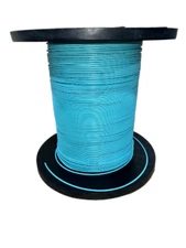 6 Strand Indoor Riser OM3 50um Corning Glass Fiber Optic Cable- 500ft - Aqua