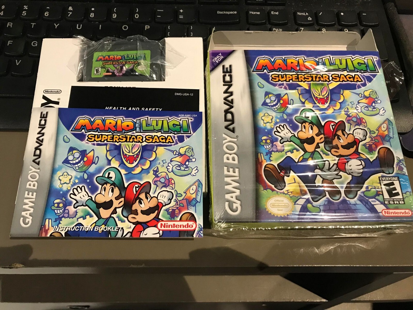 Mario & Luigi: Superstar Saga (Game Boy Advance) PERFECT condition
