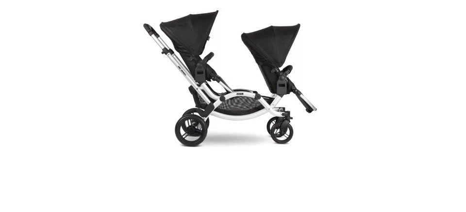 ABC Design Zoom 2017 Geschwister Kinderwagen schwarz - Zustand sehr gut