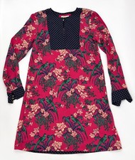 Maeve Anthropologie Dress Womens 0 Polka Dot Long Sleeve Floral Whimsical Gothic