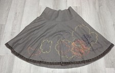 Oilily Women's Wool Skirt w/ Floral Embroidery Women's Size 38 US Size 6