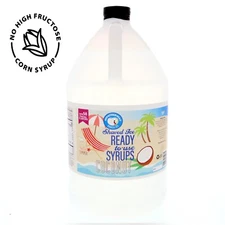 Hypothermias COCONUT Flavor Syrup 🍧 Snow Cone machine Shaved Ice Syrup GALLON